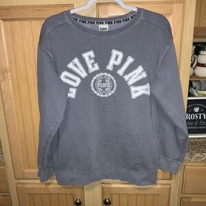 Women’s Victoria’s Secret Pink Sweatshirt Preowned Size SMALL